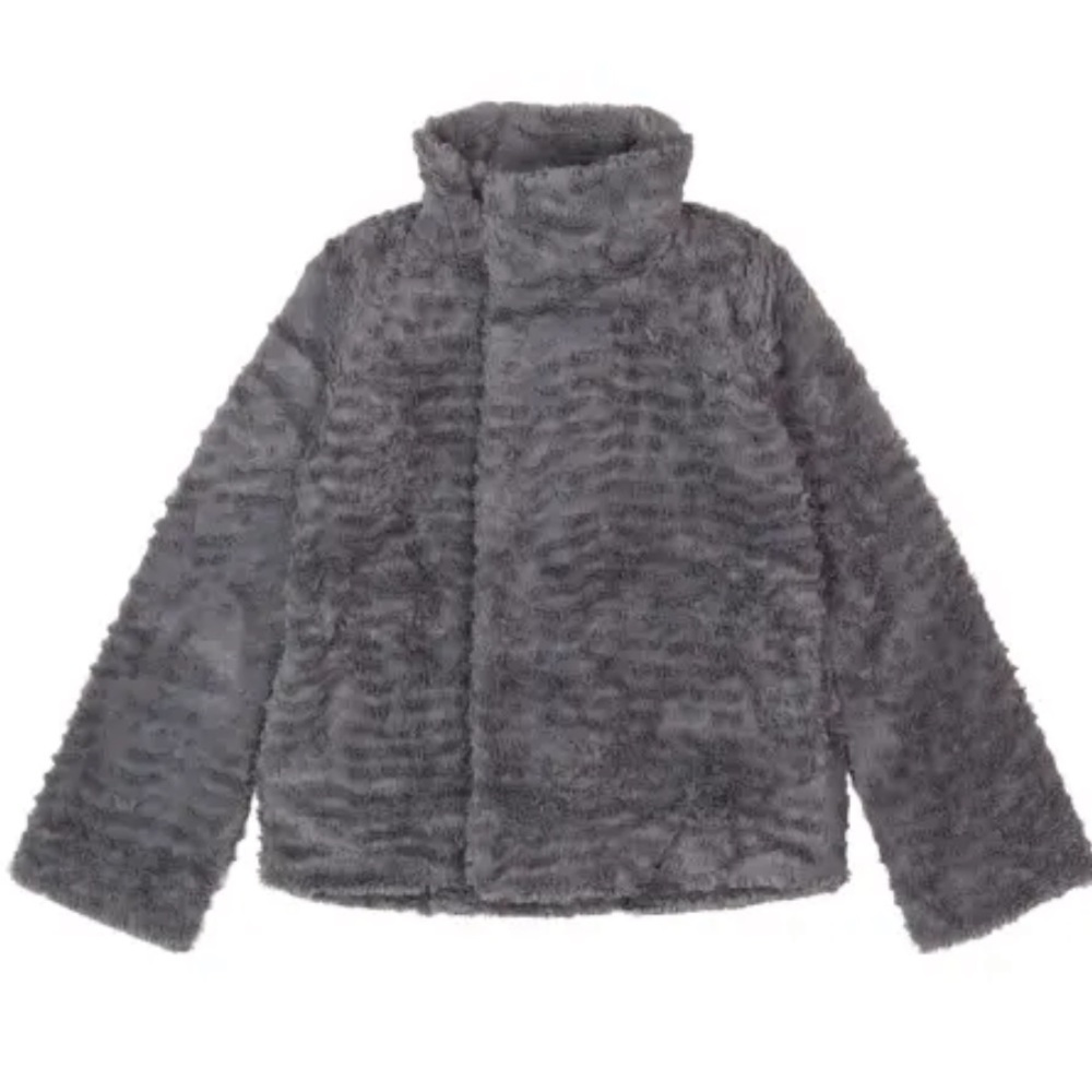 Patagonia Pelage Gray Furry Jacket Size Small